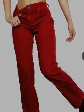 #31 Vintage Ralph Lauren Red Jeans Sz6 W14 BR14 IS29 L41